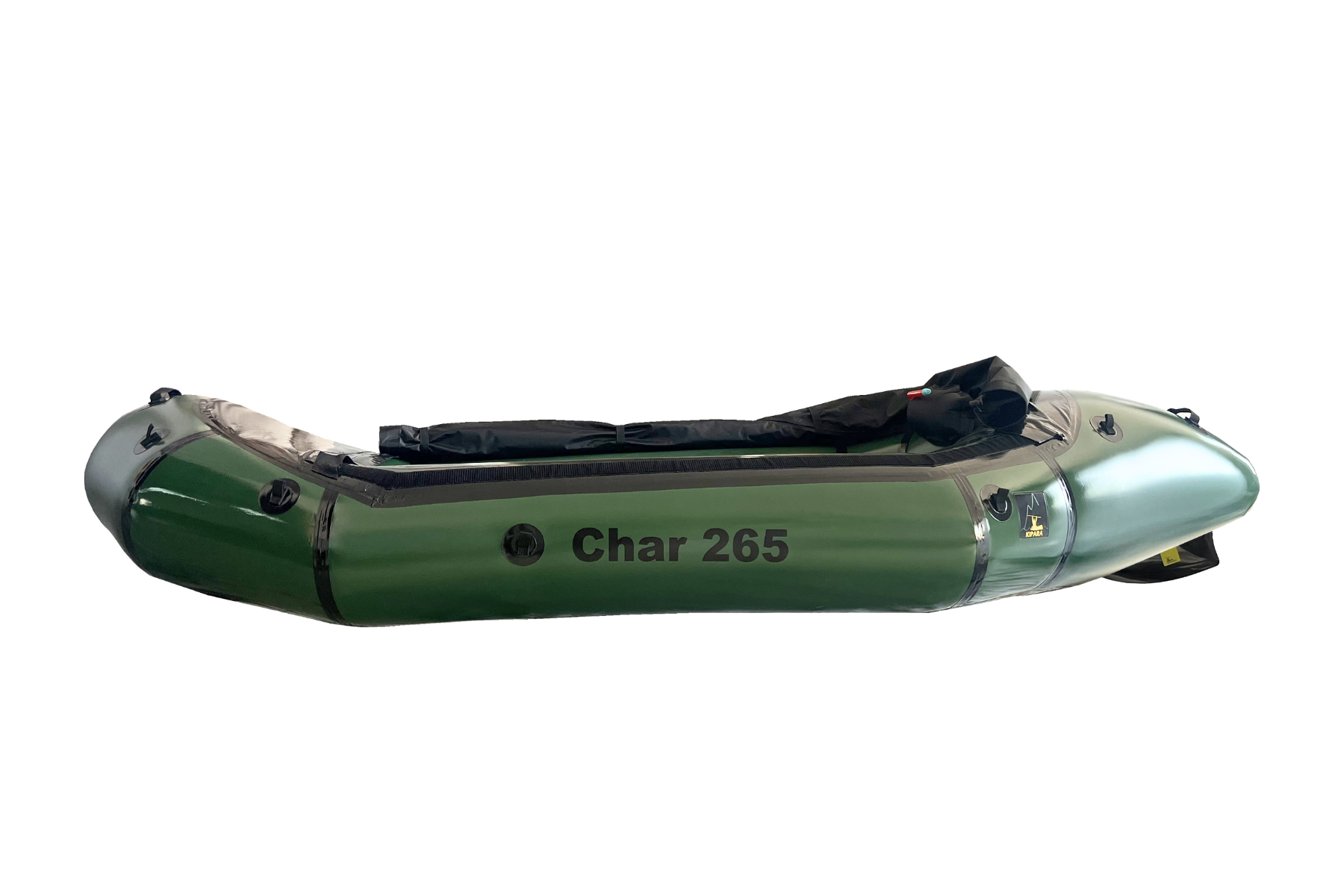Kipara Char 265, army green, "roll to the side" trekk - Bilde 2