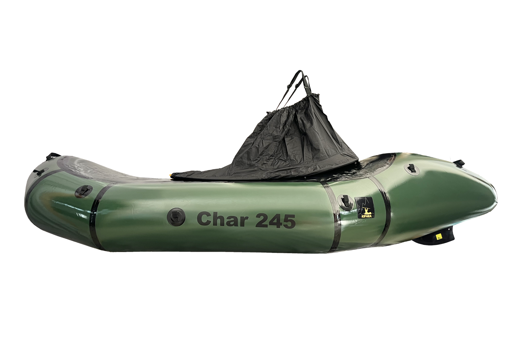 Pakketilbud: Char 245 Medium, fast trekk, Army green