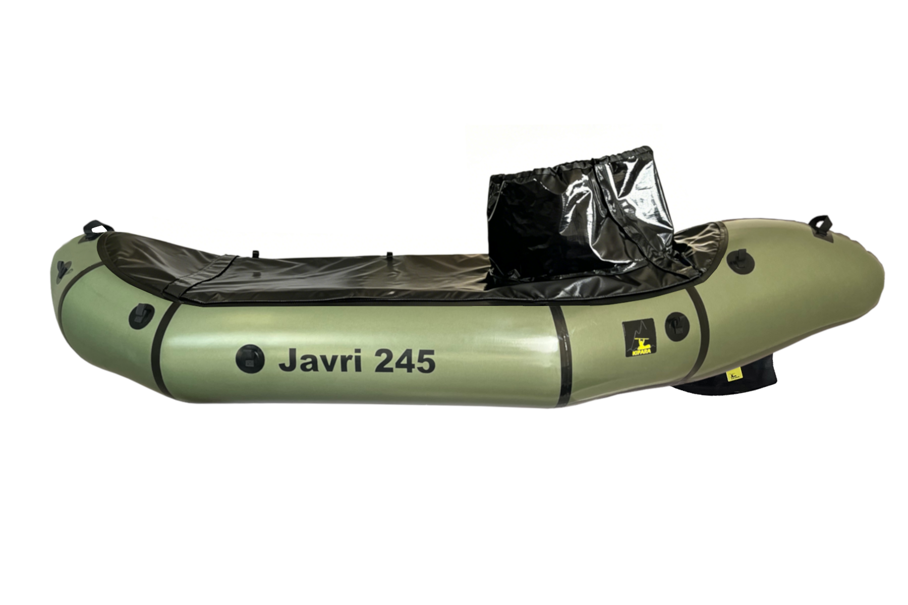 Pakketilbud: Javri 245, army green, "Roll to the side"