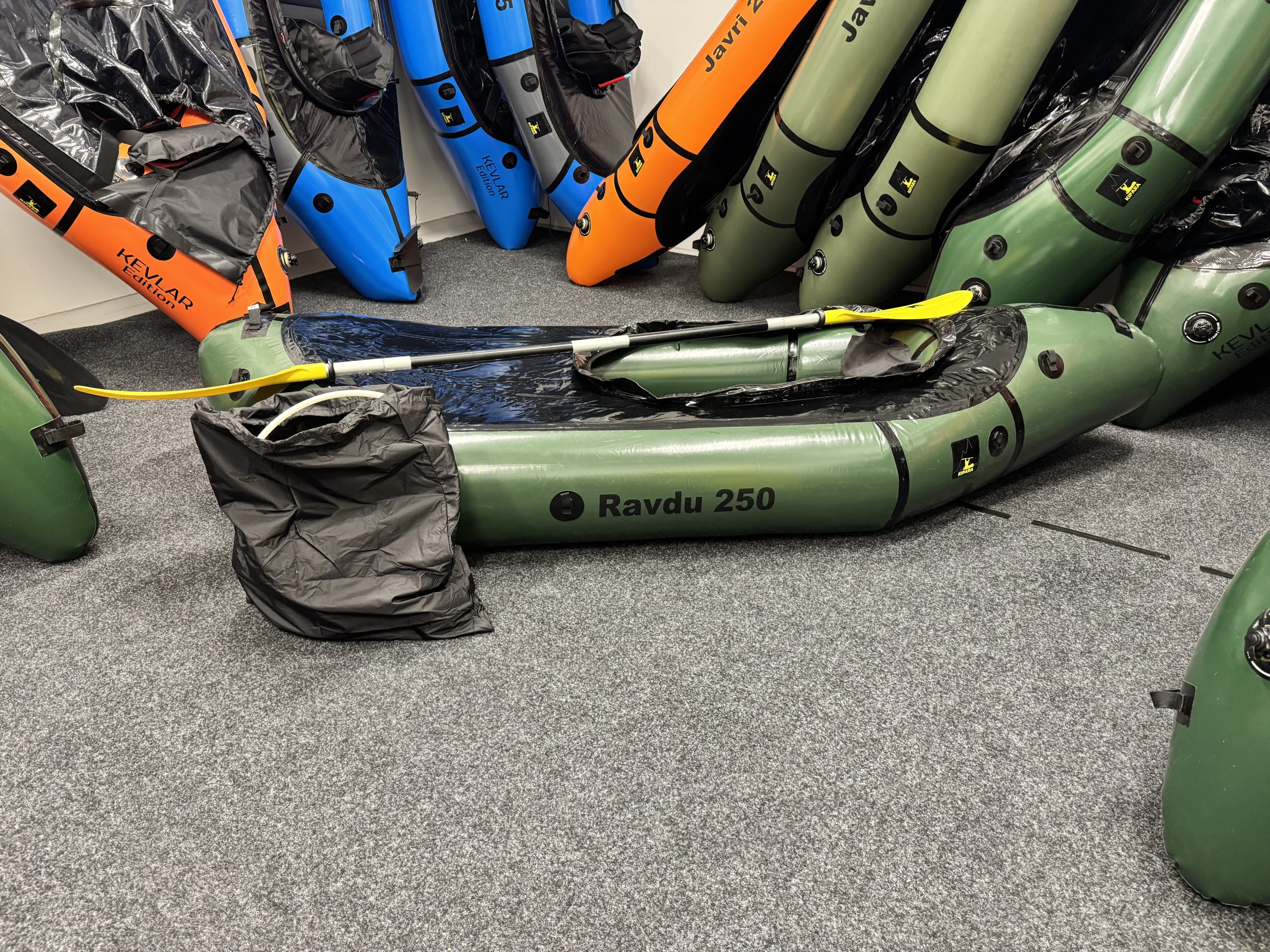 Ravdu 250 army green ww trekk (fast trekk) -26 demo model